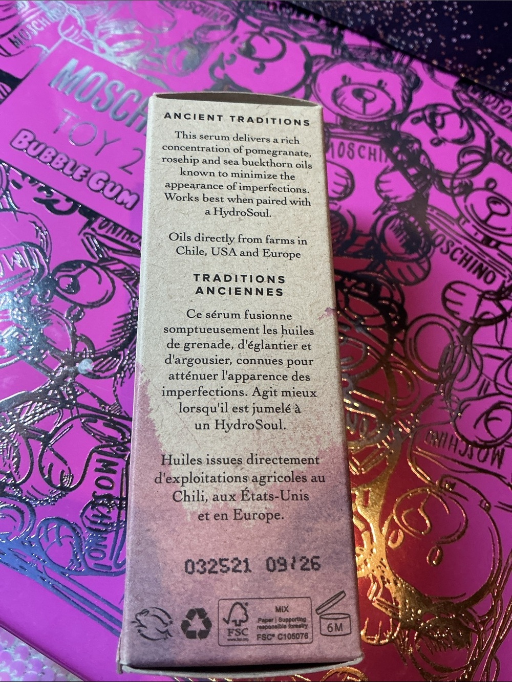 evanhealy Pomegranate Vitality Serum - Pink Gradient Box - Picture 2 of 2